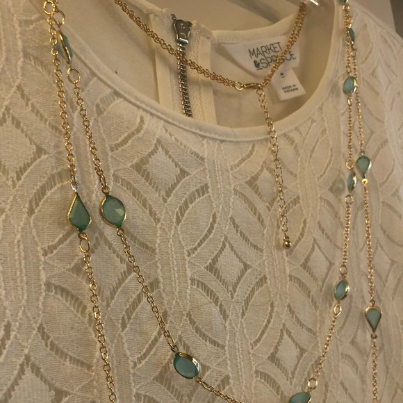 Green Necklace Earring Set - Picture 9 of 13